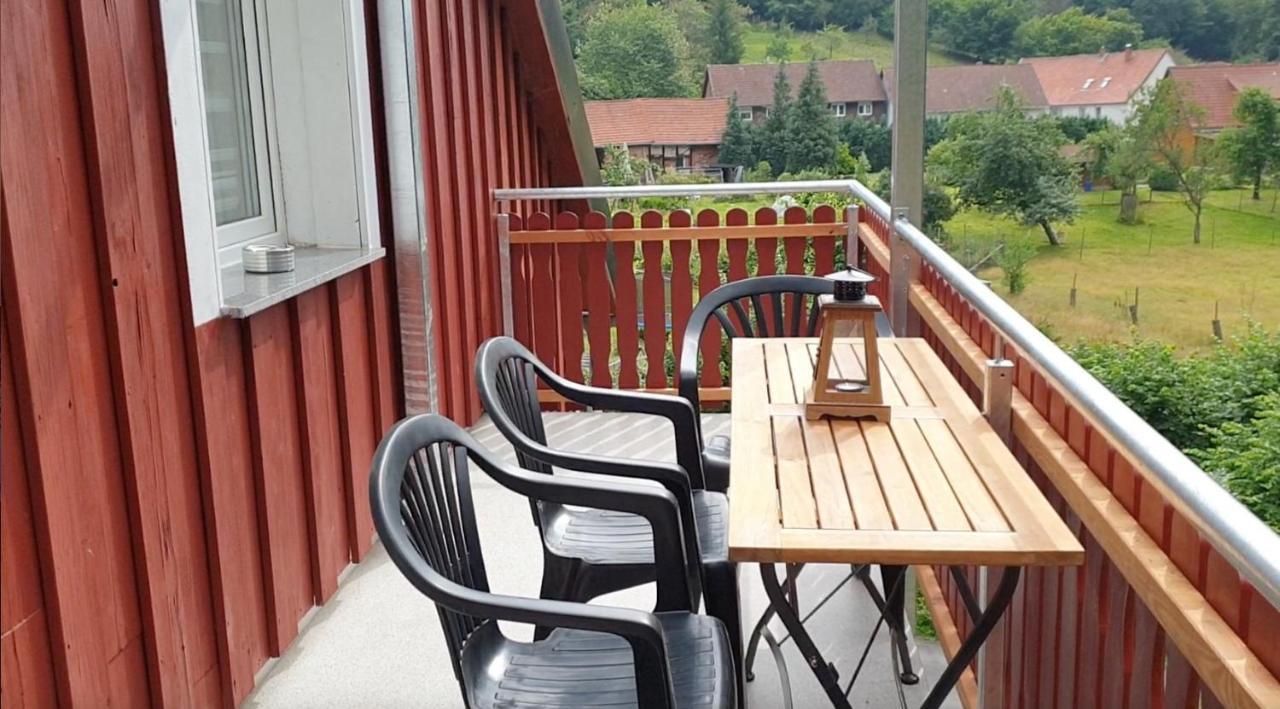 Fewo Mit Balkon Direkt Am Wald Und Wanderweg Ruhe Pur 2 Og Bad Sachsa Exterior foto